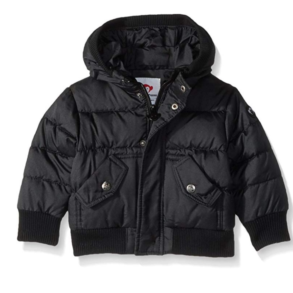 Appaman Black Hooded Puffer Coat {6-12months}